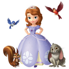 Sofia The First Iron On Transfer For Light Fabric