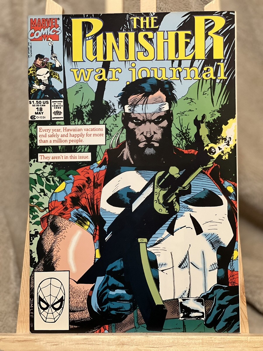 THE PUNISHER WAR JOURNAL #18 - VERY HIGH GRADE **JIM LEE ART