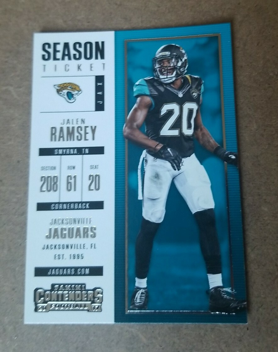 2017 Panini Contenders Football Card #20 Jalen Ramsey - Jacksonville  Jaguars | eBay