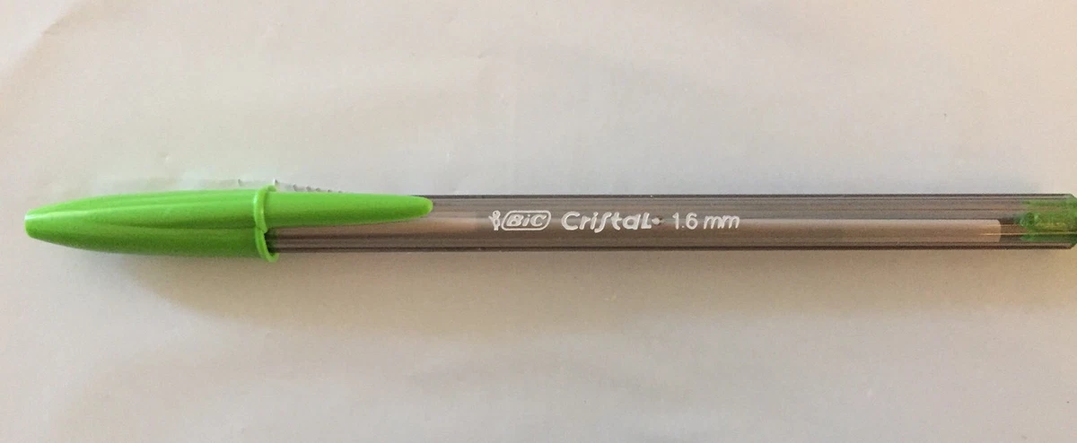 50 GREEN Bic Cristal Ballpoint Pens 1.6mm,X-tra Bold ~ SALE PRICE!!