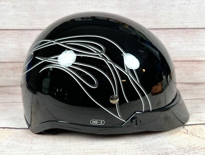 1 2 shell motorcycle helmets Daytona Skull Cap DOT Helmet - Hi-Gloss Black D riders gets a color and graphic upgrade in our Busby Ultra Men's Half-Open-Face Motorcycle Helmets |