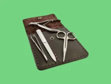 Personalized Leather Scissor Case, Leather organizer, Minimalist Tool Cover