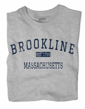 Brookline Massachusetts MA T-Shirt EST