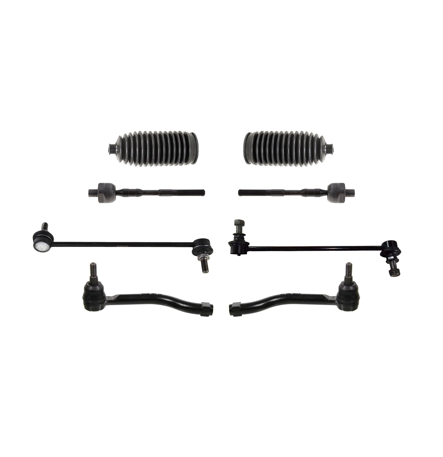 Inner & Outer Tie Rod Ends & Bellow Boots Sway Bar for Nissan Altima 2007-2013