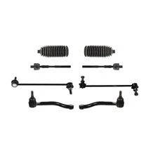 Inner & Outer Tie Rod Ends & Bellow Boots Sway Bar for Nissan Altima 2007-2013