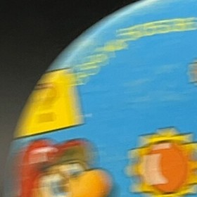 Mario World Menko Super Mario Bros Famicom Card Nintendo 1985 NES Japanese