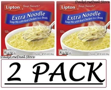 2 PACK - Lipton Soup Secrets Instant Soup Mix With Real Chicken Broth 4.9 oz
