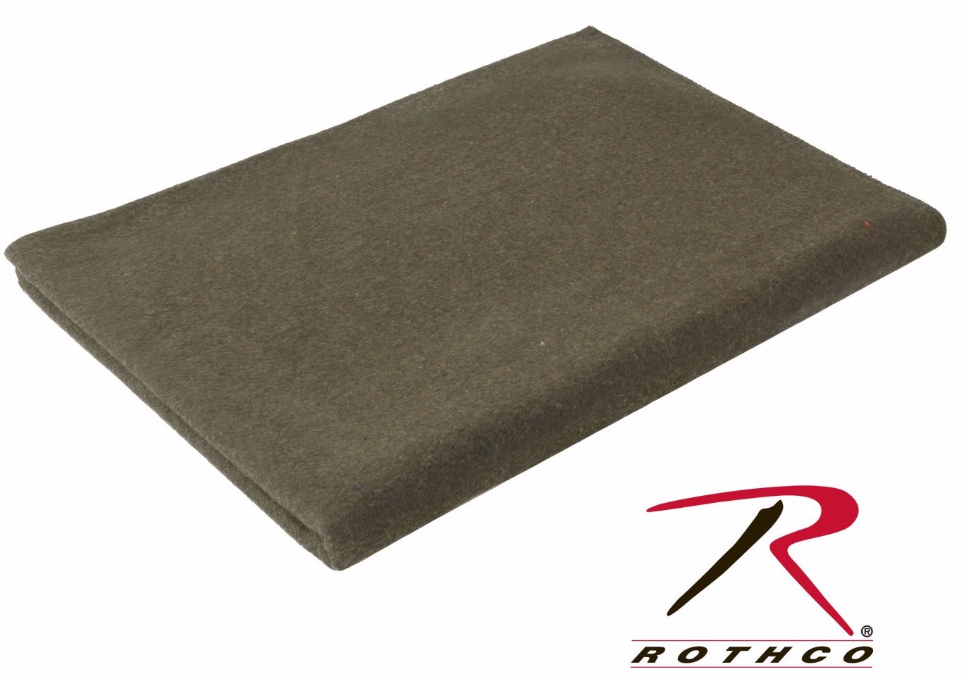 Rothco 9093 Olive Drab Fire Retardant Virgin Wool Blanket  62