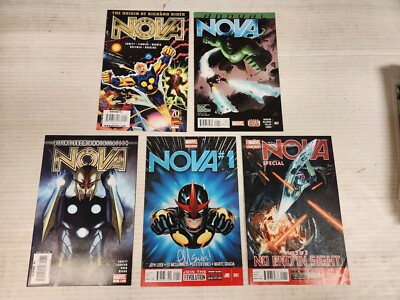 Nova Lot Of 7 #1's Sam Alexander Annihilation Annual Origin Ed McGuinness Marvel