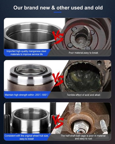 Rear Wheel Hub Bearing AssemblyFor 2000-2009 For Ford Focus 521002×2 - Picture 5 of 10