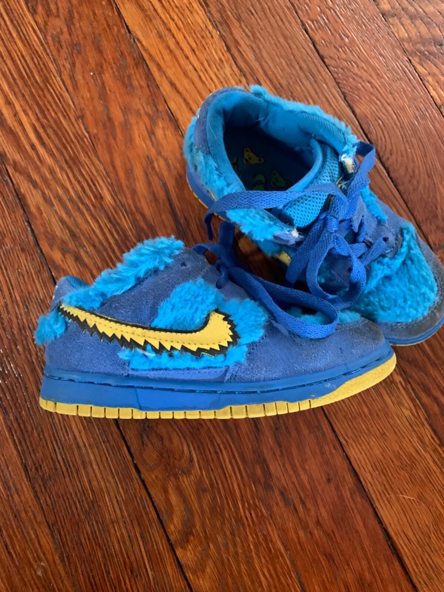 Toddler SB Dunk Blue Bear Grateful Dead Nike
