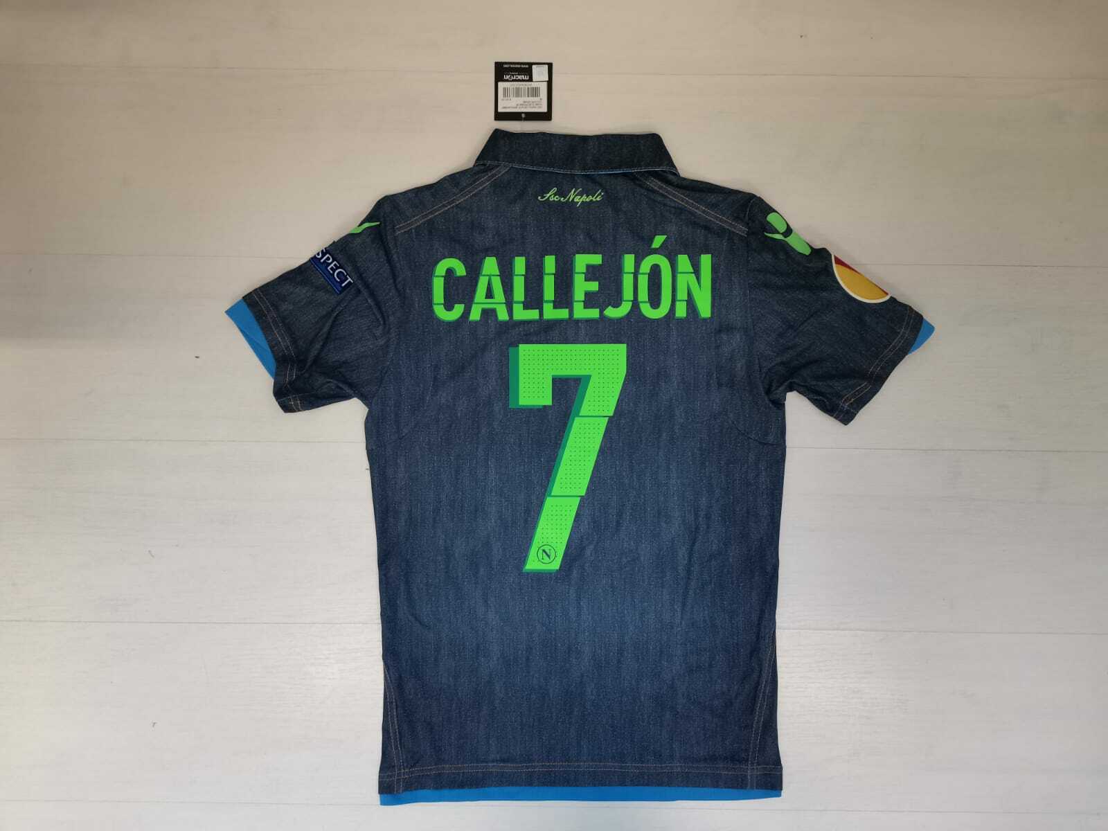 3918 Macron Napoli 2014/15 Away Jersey Callejon Europa League