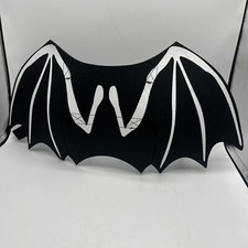 Pet Luminous Skeleton Bone Bat Wings Cosplay Costumes Dress Up Med Dog or Cat