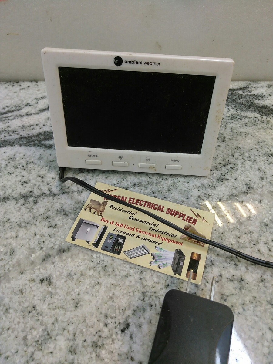Ambient Weather WS-3000 Thermo-Hygrometer Wireless Monitor – Console + 5 Sensors