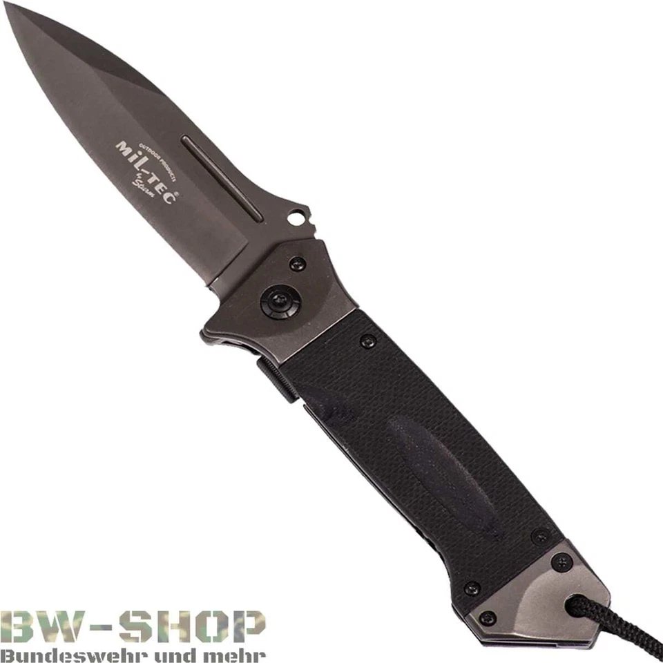 BW TASCHENMESSER DA35 SCHWARZ NEU MILITÄR ARMEE POLIZEI SECURITY MESSER OUTDOOR