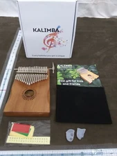 Kalimba 17 keys with Protection Box and Tune Hammer, Portable Thumb Piano 