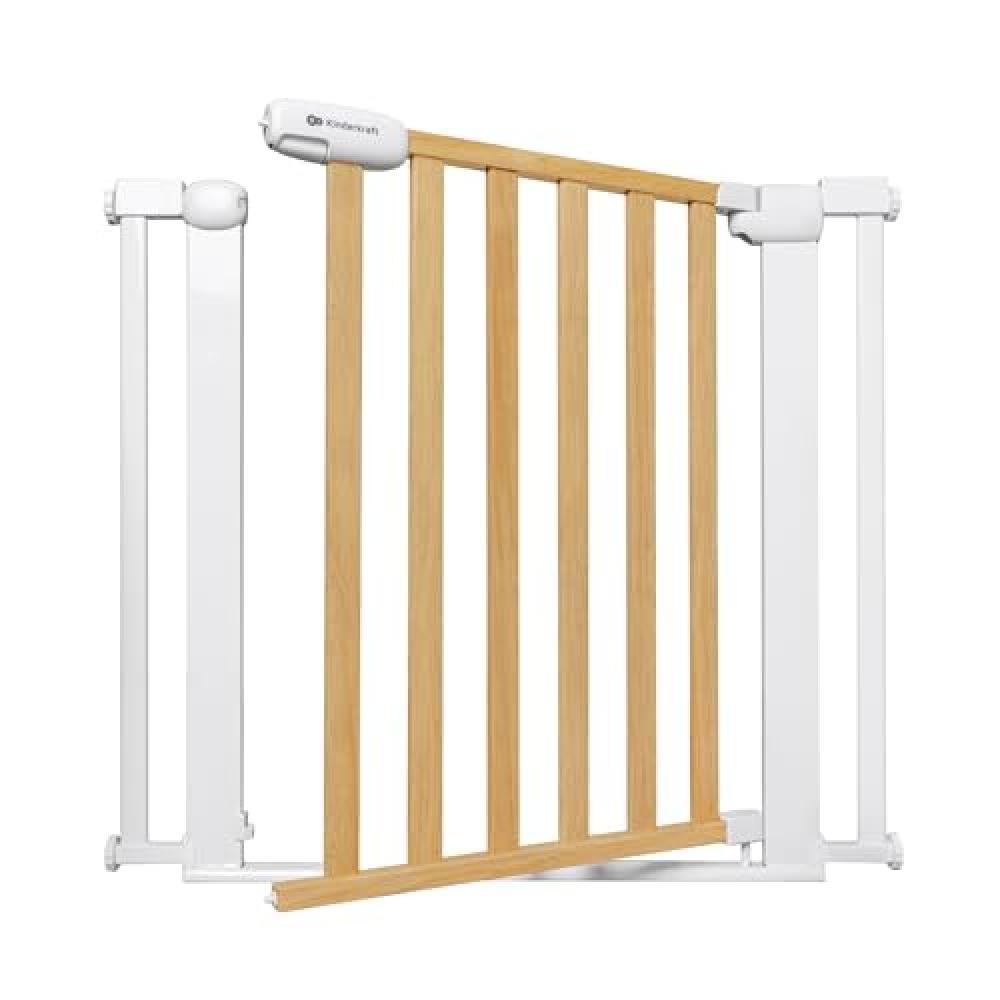 Kinderkraft LOCK&GO Cancelletto di sicurezza da 75-103 cm, Chiude automaticament