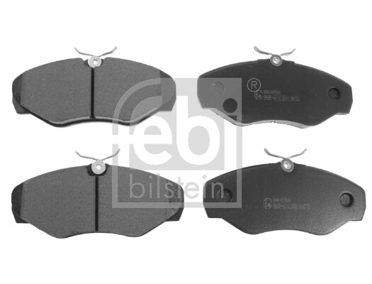 Febi Bilstein 16473 Brake Pad Set, Disc Brake For Nissan Opel Renault Vauxhall-image