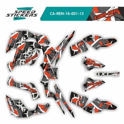 CAN AM BRP RENEGADE XMR (570 and 1000R with snorkel) GRAPHICS KIT