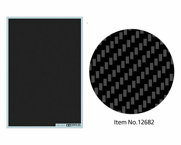 Decal effetto Carbonio tessitura Twill Extra Fine TA12682 - tamiya modellismo foto 2