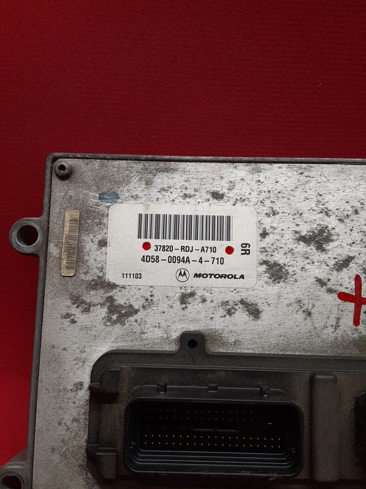 2004 Acura MDX ECM ECU Engine Control Module 37820-RDJ-A710 - Image 2 of 4