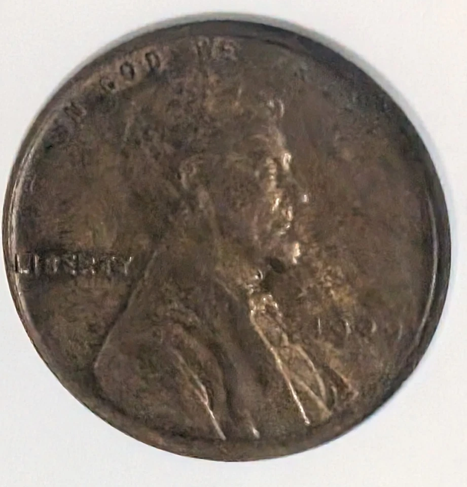 1909-S VDB Lincoln Wheat Penny 1C XF EF 45 ANACS small old holder - Image 2 of 4