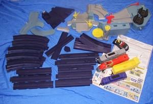 hot wheels power express train set