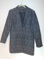 Vintage Dialogue womens jacket size 6 Fleur-De lis design great with jeans EUC