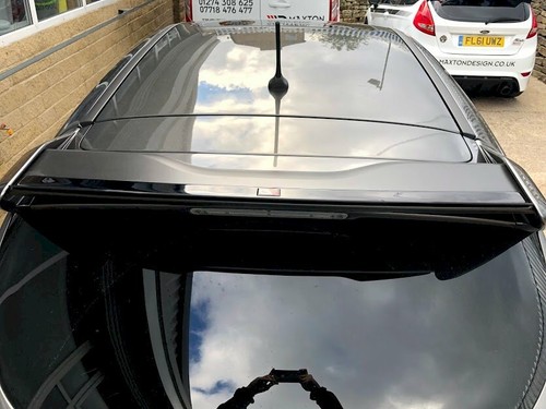 Spoiler Wing Extension V2 Maxton Design Gloss Black For Ford Focus 3 Rs - Picture 8 of 10