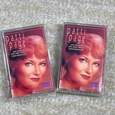 Patti Page Cassette Lot 2 Tapes Her Greatest Hits Reader's Digest 1995 Vintage