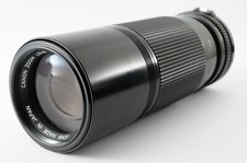 Excellent 5 Canon Zoom Lens FD 100-200mm f/5.6 Soft Case Included Japan 118