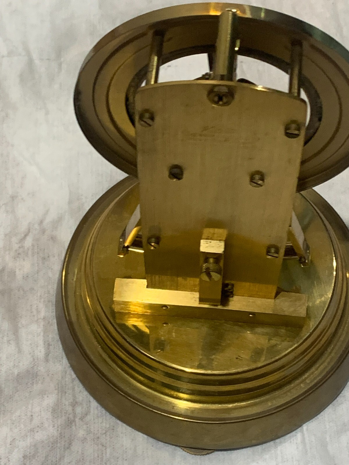 Kundo Kieninger & Obergfell German Brass Electronic Battery Mantel