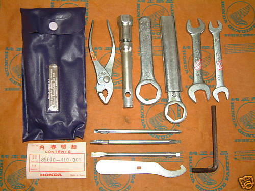 Honda CB 750 KZ F2 C K Four Werkzeugsatz Werkzeug Boardwerkzeug tool set - Bild 1 von 1