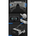 Black ABS VR Glasses 9th Gen for iPhone and PC Virtual Reality Headset