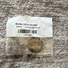 Barber Silver Quarter 1909-D Denver 25C Average Circulated