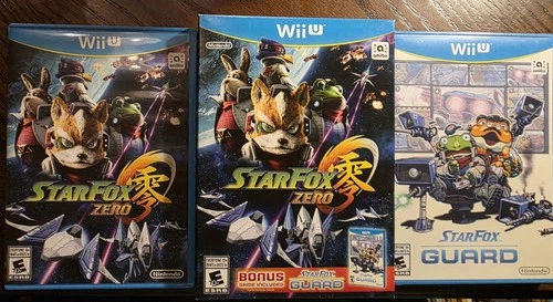 New ListingStar Fox Zero Nintendo Wii U Game Used Tested With Box, Second Disk Unopened