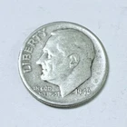1946 Roosevelt Dime 90% Silver 10C Circulated Coin #6011