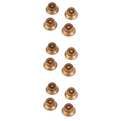  12 stücke Runde Gitarrenknöpfe Volumen Tone Control Knöpfe Rotary Knöpfe