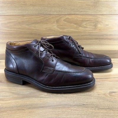 BACCO BUCCI Vintage Apron Split Toe Boot 9 Brown Leather Formal Business Bacco Bucci Handmade in Italy Leather Split Toe Derby Brown  main image 4