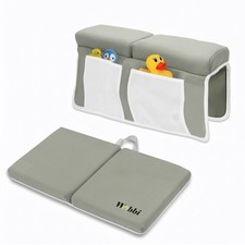 Baby Bath Kneeler and Elbow Rest Pad Set Extra Thick Memory Foam Support fo...