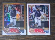 Lot (2) 2023 Topps Update Gold Foil Base Caleb Hamilton RC Boston Red Sox