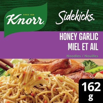6-Pack Knorr Sidekicks Noodles Side Dish quick and easy to prepare Honey Garlic