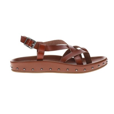 MIA Zurie Studded Slingback Strappy Sling Back  Womens Brown Casual Sandals ML26
