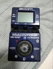 Zoom MS-100BT MultiStomp Guitar Effects Pedal Bluetooth Tested Working Japan