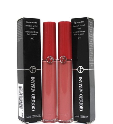 2x Giorgio Armani Lip Maestro Intense Velvet Color 6,5 ml Farbton - 500