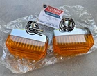 FOR YAMAHA MATE Y80 V50 V75 V80 FRONT TURN SIGNAL WINKER X2 NOS 384-83310-13-93