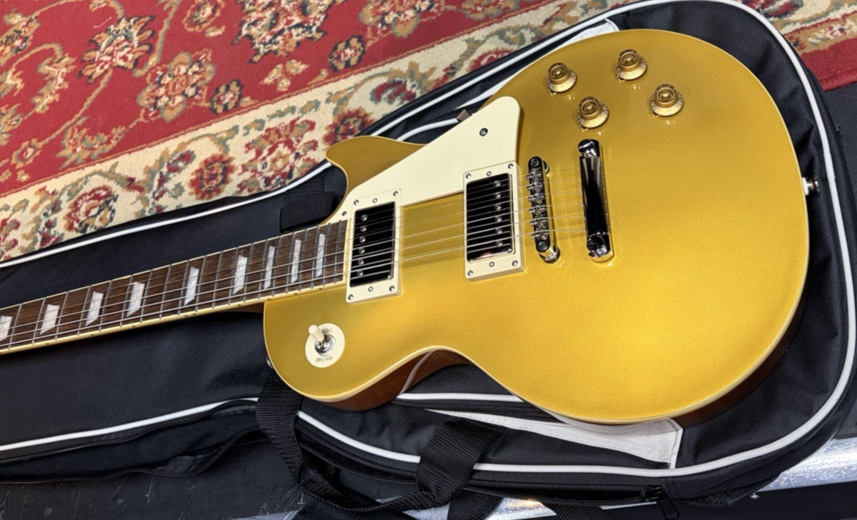 Epiphone Les Paul Standard 50s, Gold Top with Epiphone Gig Bag | eBay