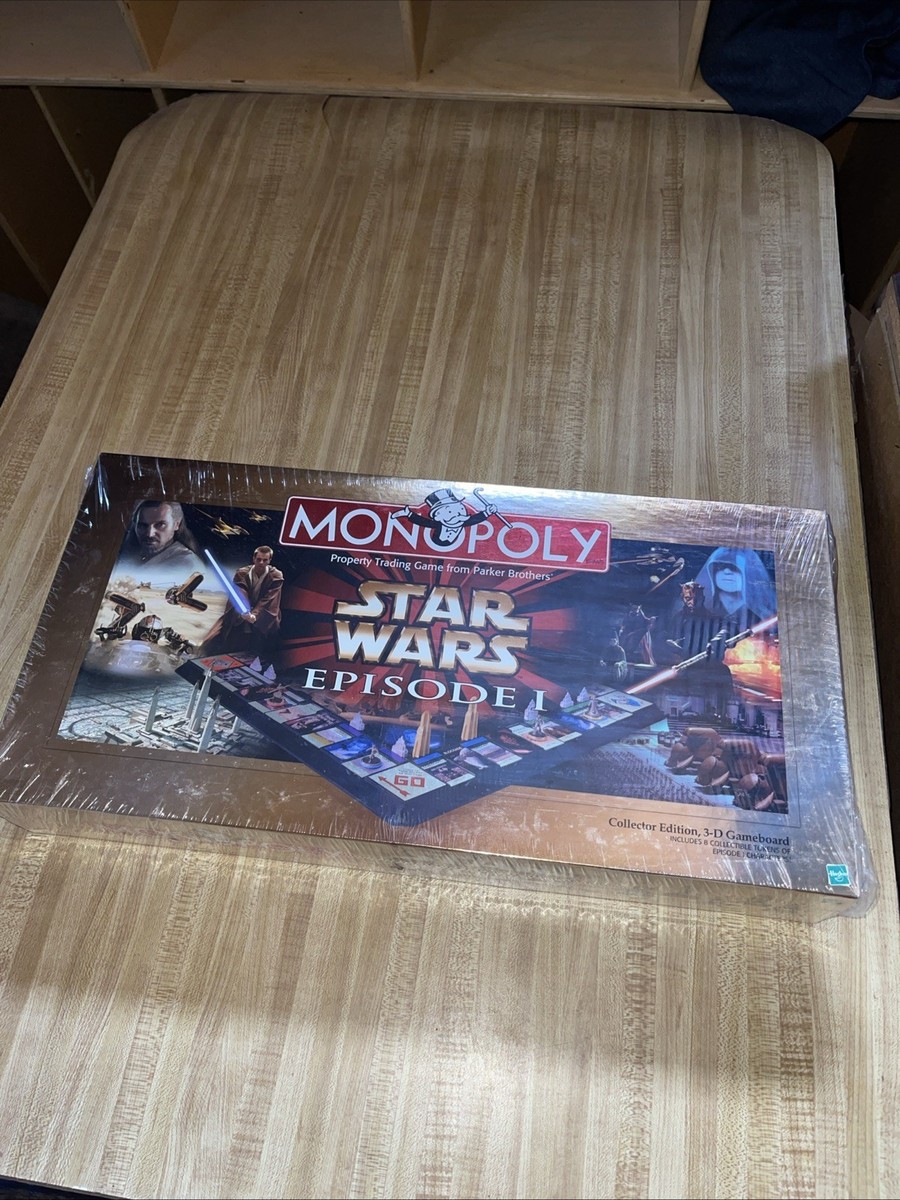 Hasbro Star Wars Episode 1 Monopoly Collectors Edition Sealed | eBay