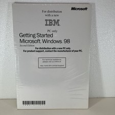 Getting Started Microsoft Windows 98 Second Edition Book Only New & Sealed