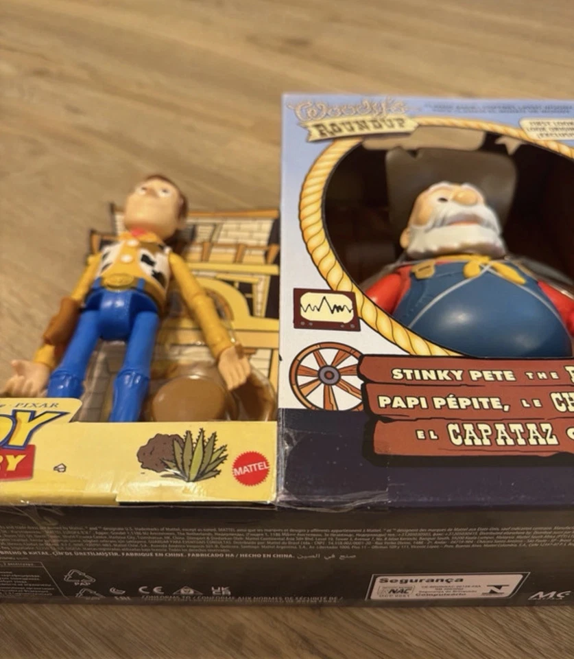 Mattel Toy Story Woody’s Roundup Figuren-Set Woody & Stinky Pete in OVP - Bild 4 von 4